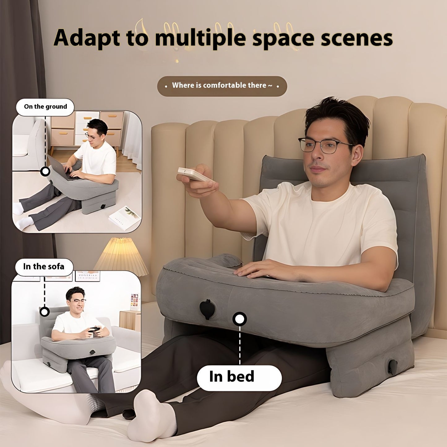 Game Reading Table Inflatable Foldable Knee - JM Shop Line