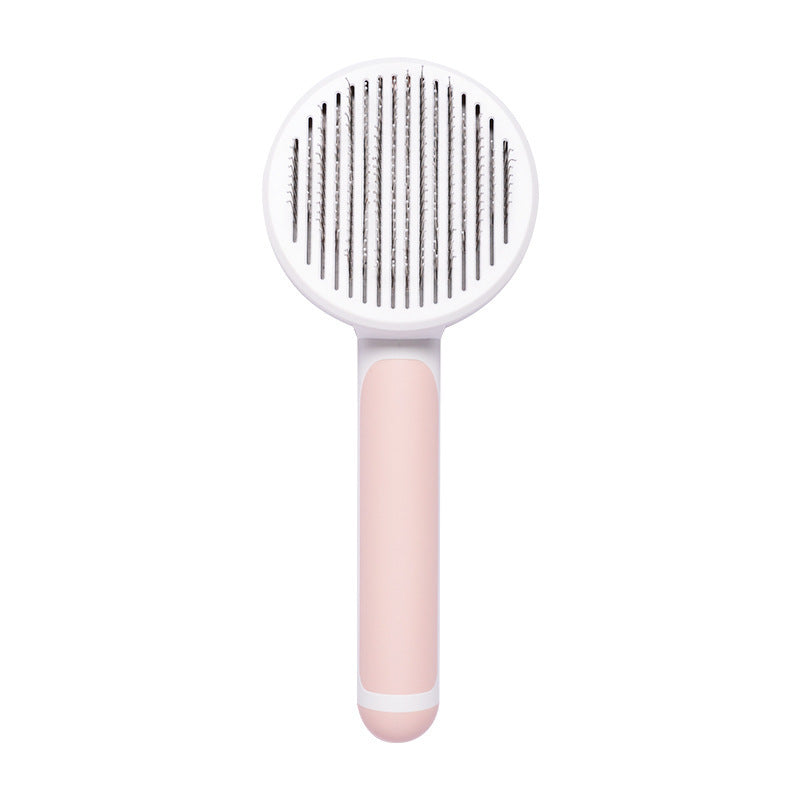 Pet Supplies Round Handle Comb Stainless Steel Needle Comb - JM Shop Line