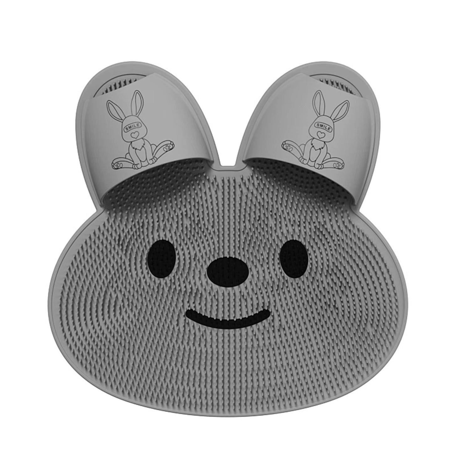 Silicone Rabbit Foot Rub Artifact Bathroom Anti-Slip with Suction Cup Back Scrub Massage Bath Scrub Dead Skin Shower Bath Tool