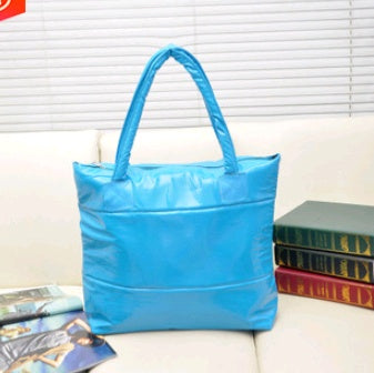 female bag new space bag down sponge bag shoulder bag cotton bag - JM Shop Line