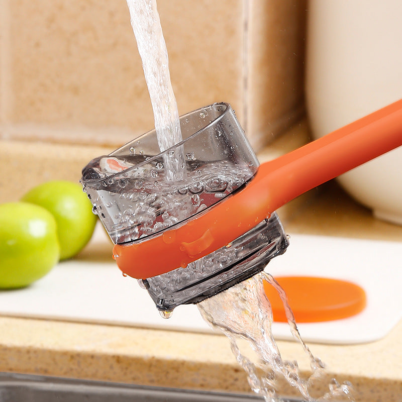 Kitchen Multi-Functional Peeler With Bucket Storage Scratcher Fruit Peeling Knife - JM Shop Line