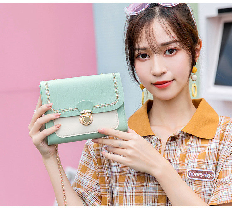 One ShoulderFashion Lock Chain Diagonal Bag - JM Shop Line