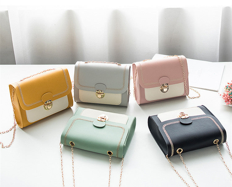 One ShoulderFashion Lock Chain Diagonal Bag - JM Shop Line