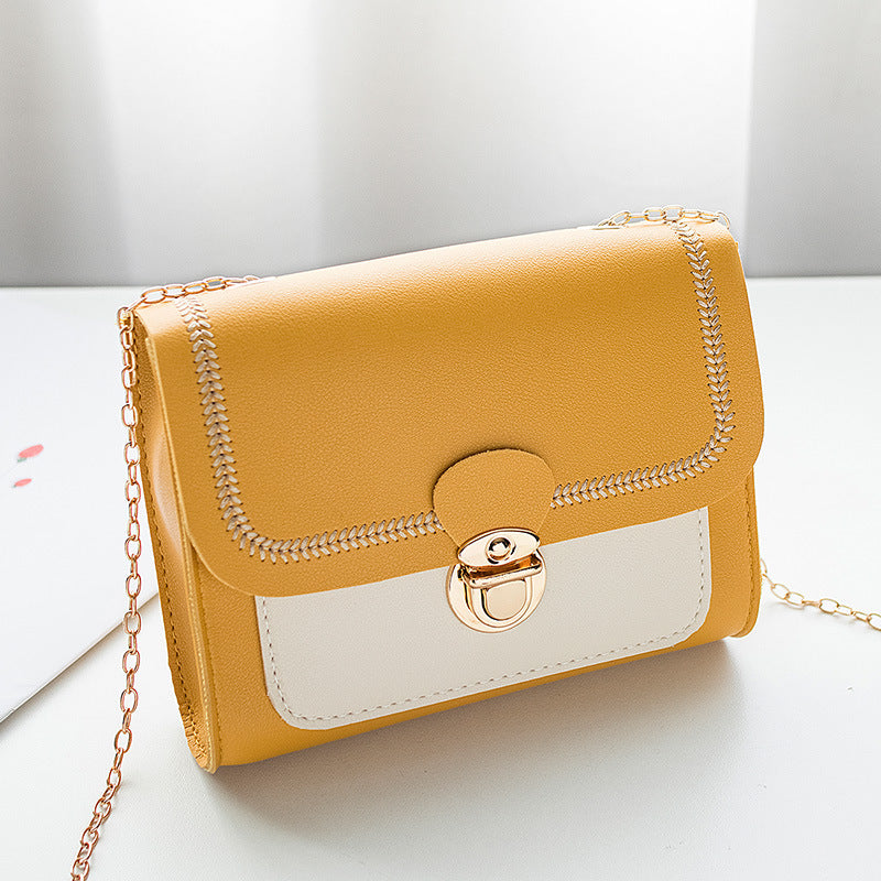 One ShoulderFashion Lock Chain Diagonal Bag - JM Shop Line