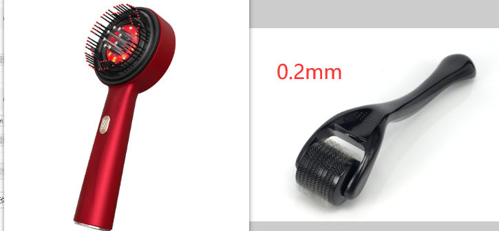 Electric Massage Comb Home Scalp Drain Comb Red Light Anti-slip Hair Care Multi-functional Massage Comb - JM Shop Line