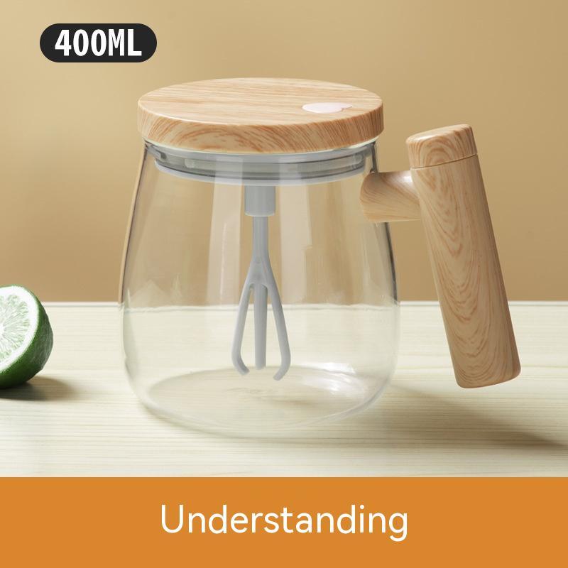 400ML Self Stirring Coffee Mug Electric Mixing Glass - JM Shop Line