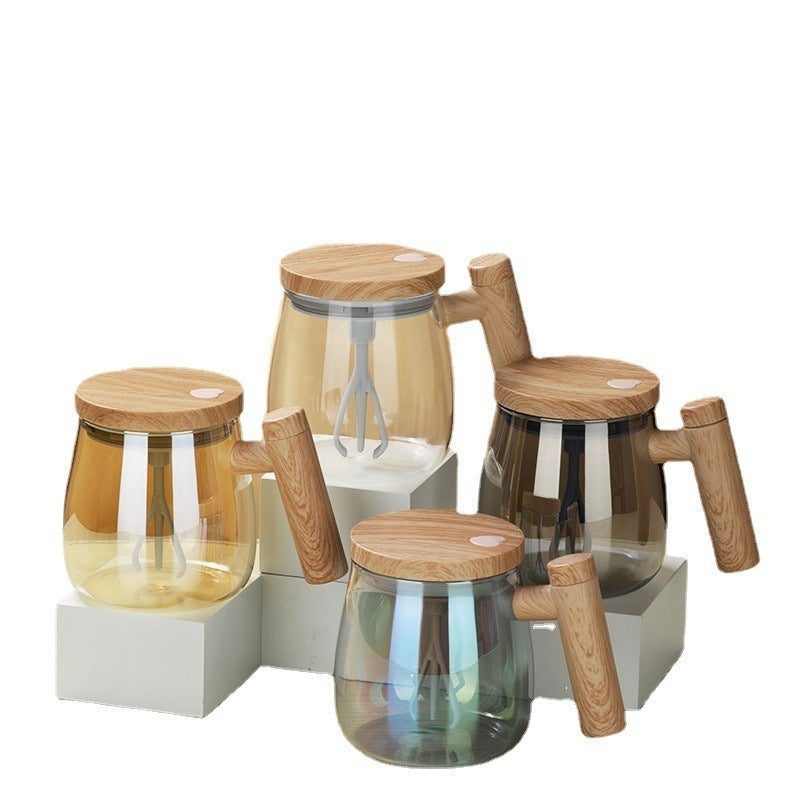400ML Self Stirring Coffee Mug Electric Mixing Glass - JM Shop Line