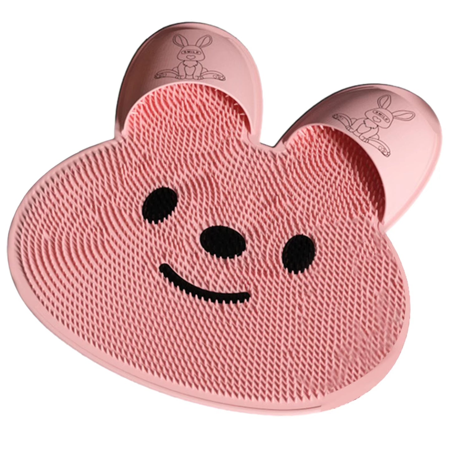 Silicone Rabbit Foot Rub Artifact Bathroom Anti-Slip with Suction Cup Back Scrub Massage Bath Scrub Dead Skin Shower Bath Tool