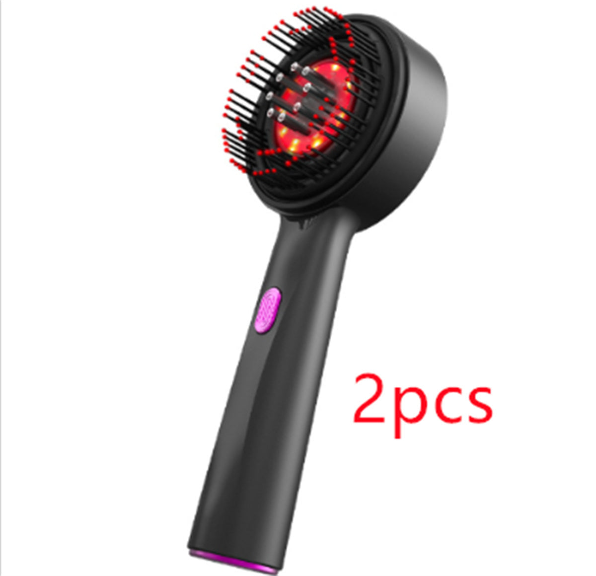 Electric Massage Comb Home Scalp Drain Comb Red Light Anti-slip Hair Care Multi-functional Massage Comb - JM Shop Line