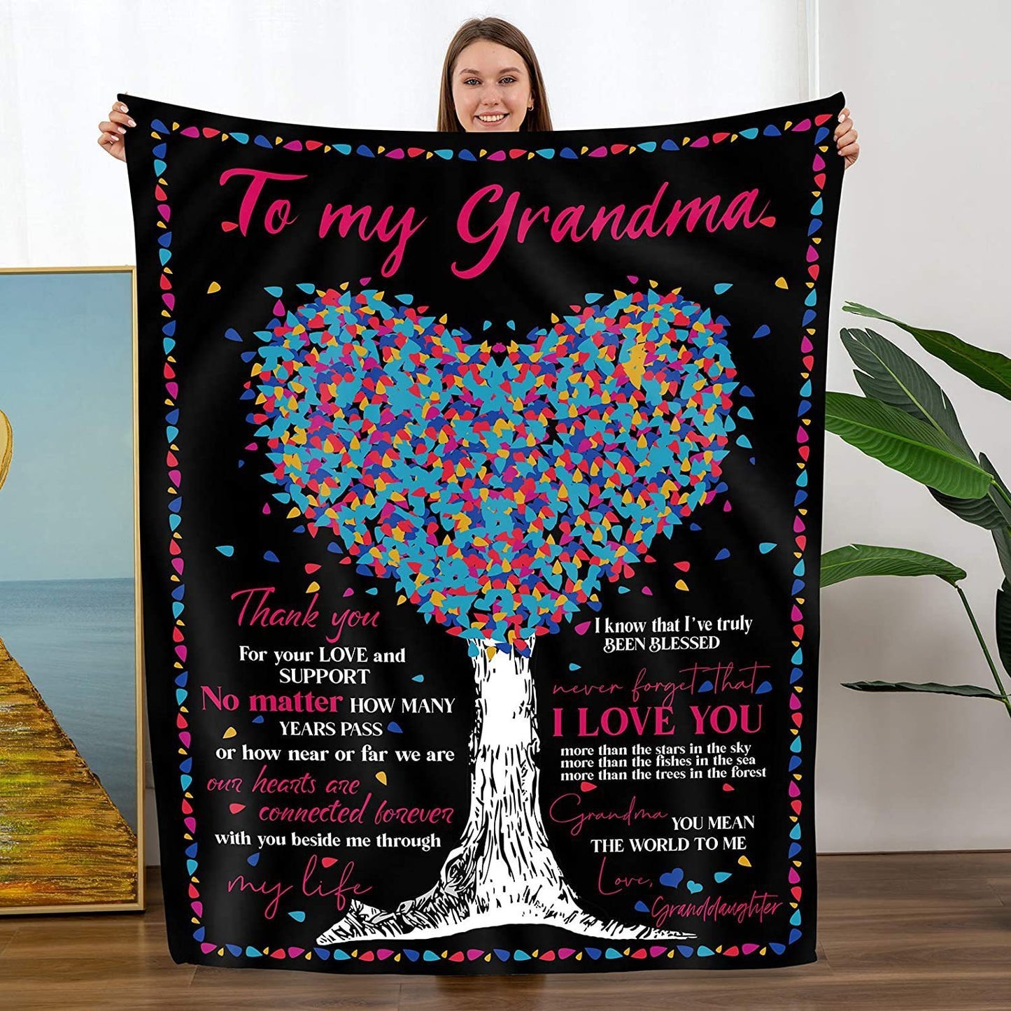 Mothers Day Gift Hot Envelope Blanket 3d Digital Printing - JM Shop Line