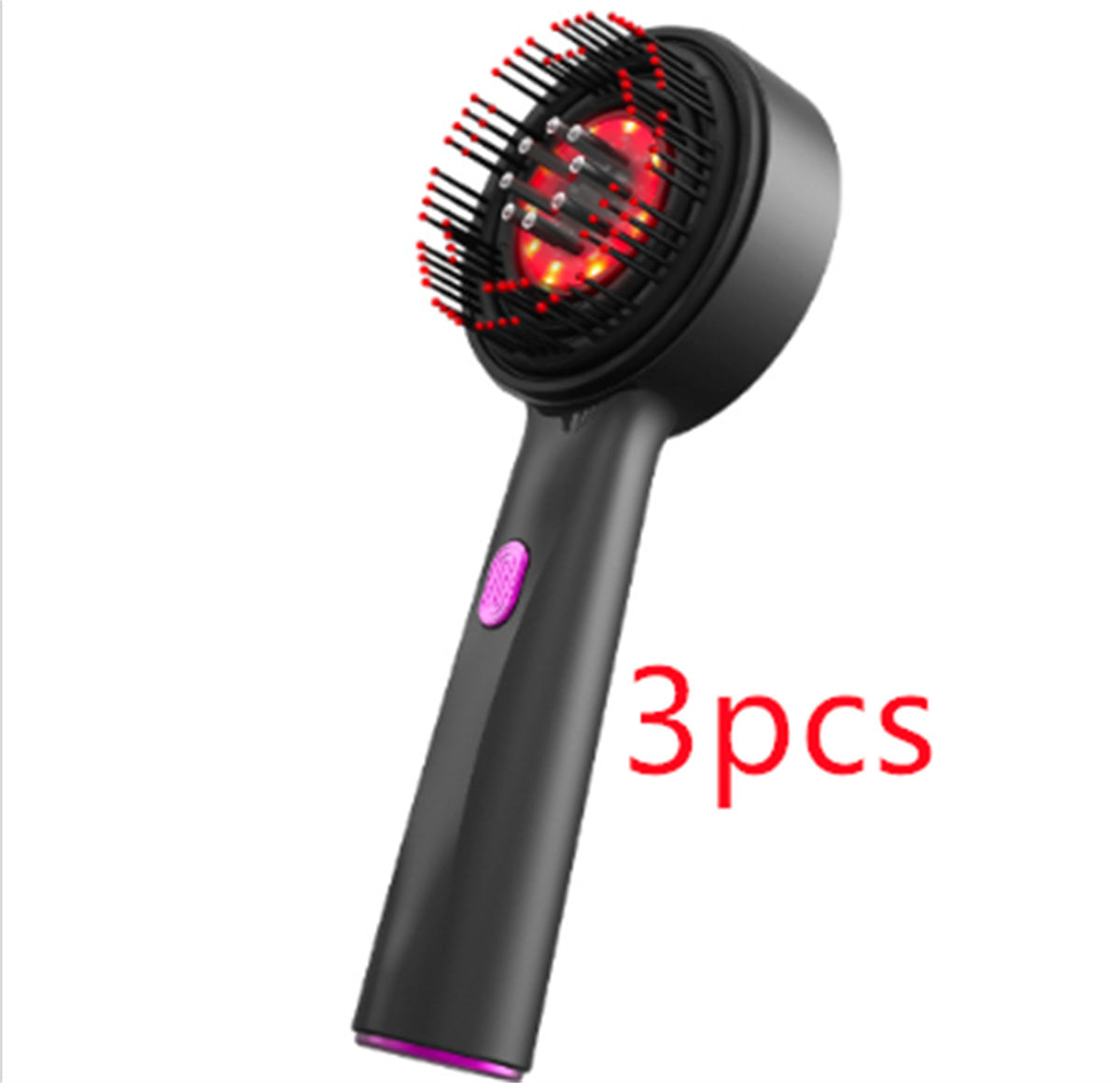 Electric Massage Comb Home Scalp Drain Comb Red Light Anti-slip Hair Care Multi-functional Massage Comb - JM Shop Line