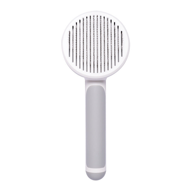 Pet Supplies Round Handle Comb Stainless Steel Needle Comb - JM Shop Line