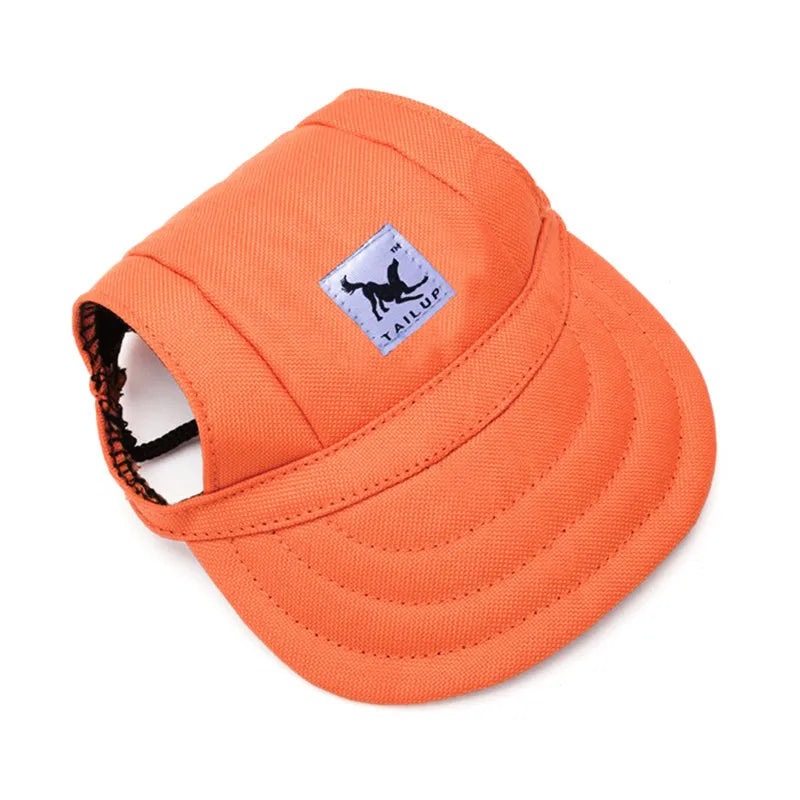 Cute Dog Baseball Hat Canvas Cap Adjustable With Ear Holes For Small Pet Dog Cats Outdoor Accessories Outdoor Pet Products 7D35 - JM Shop Line