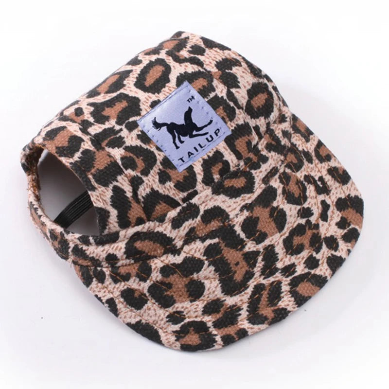 Cute Dog Baseball Hat Canvas Cap Adjustable With Ear Holes For Small Pet Dog Cats Outdoor Accessories Outdoor Pet Products 7D35 - JM Shop Line