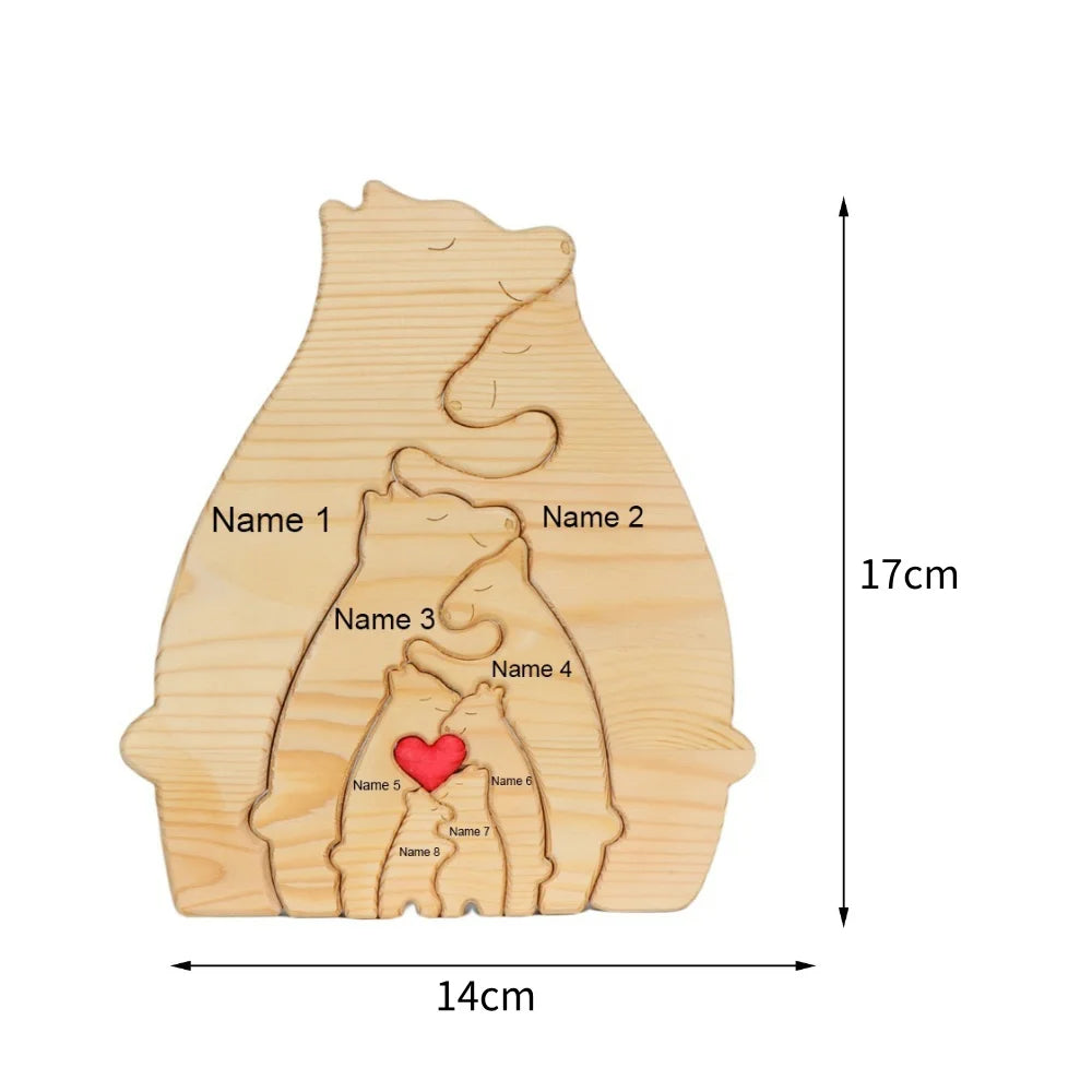 Bear Family Theme Home Desktop Decor Mothers Day Gift - JM Shop Line