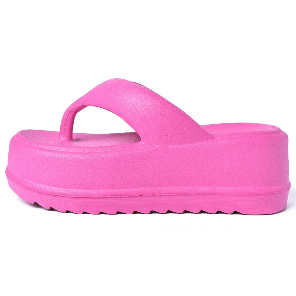 Eyriphy Thick Bottom Slippers Summer Women Sandals Platform Bathroom Slides Female Outdoor Beach Shoes Fashion Comfort Flip Flop - JM Shop Line