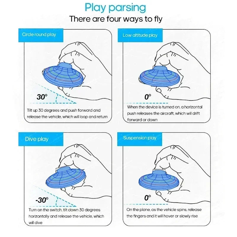 Flying Ball Toys Magic Ball Flying Spinner Flight Gyro UFO Drone - JM Shop Line