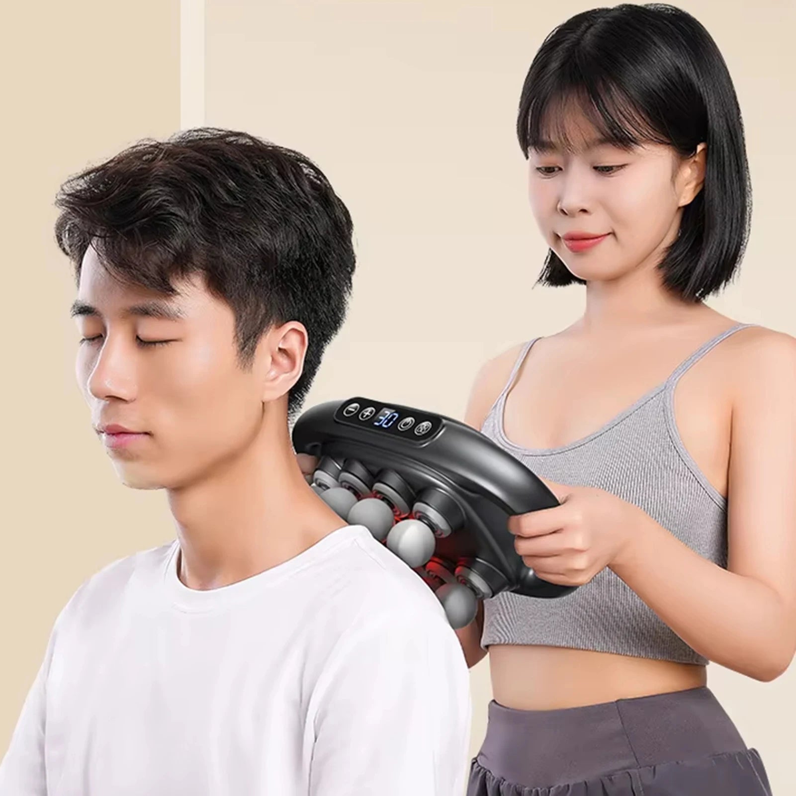 8-16 heads Electric Massage Gun 30 Gear - JM Shop Line