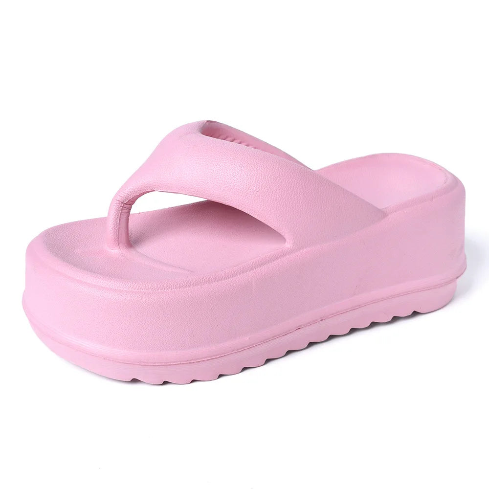 Eyriphy Thick Bottom Slippers Summer Women Sandals Platform Bathroom Slides Female Outdoor Beach Shoes Fashion Comfort Flip Flop - JM Shop Line