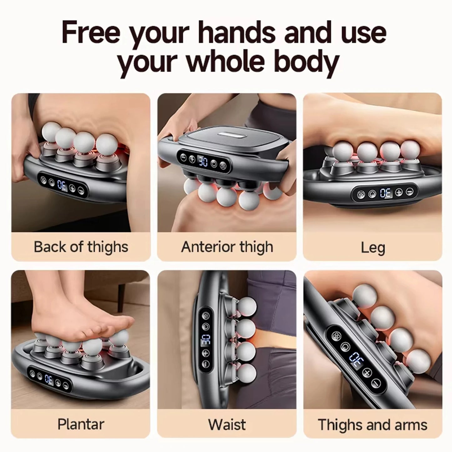 8-16 heads Electric Massage Gun 30 Gear - JM Shop Line