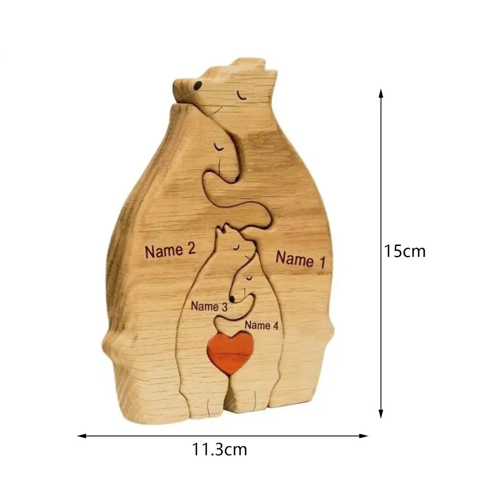 Bear Family Theme Home Desktop Decor Mothers Day Gift - JM Shop Line