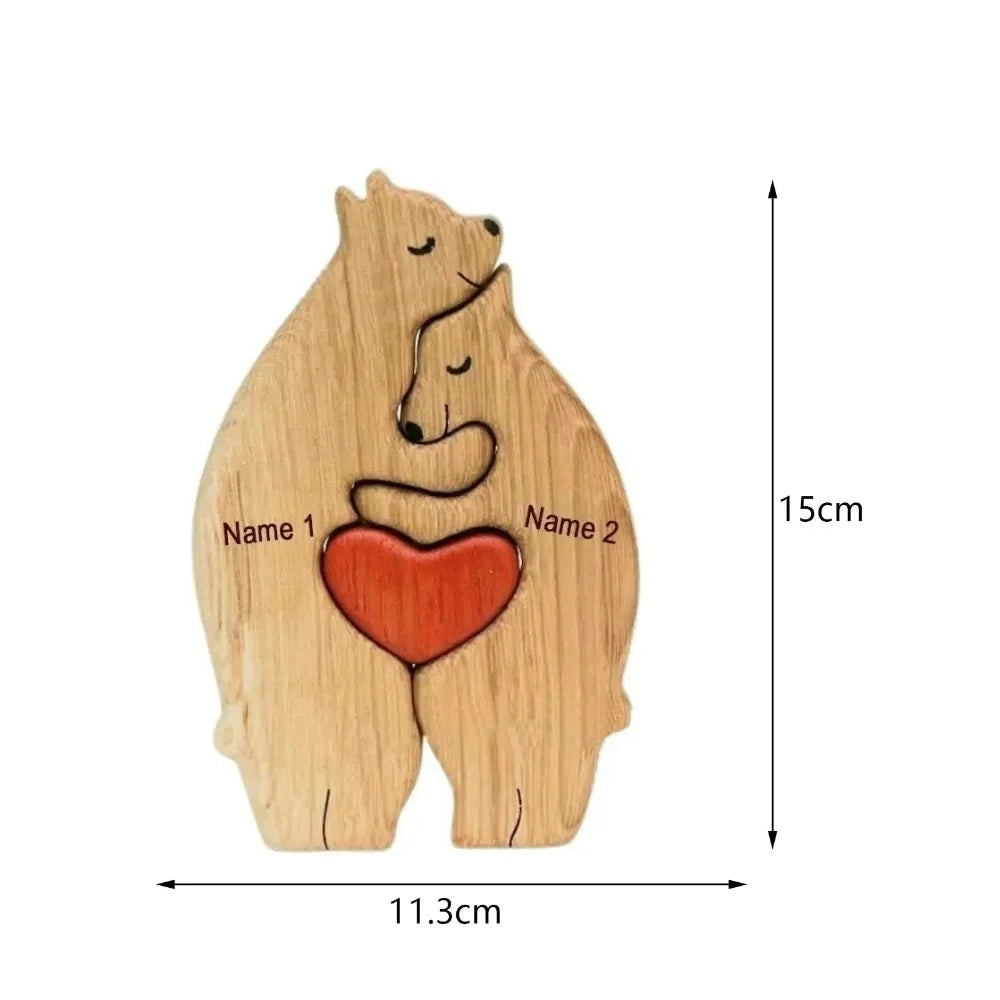 Bear Family Theme Home Desktop Decor Mothers Day Gift - JM Shop Line