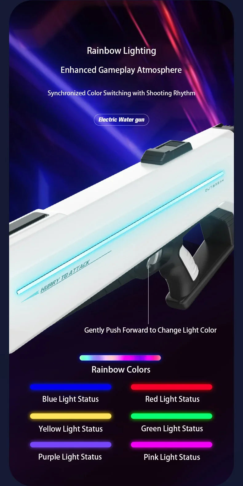 Shooting Electric Water Blaster Pistol - JM Shop Line