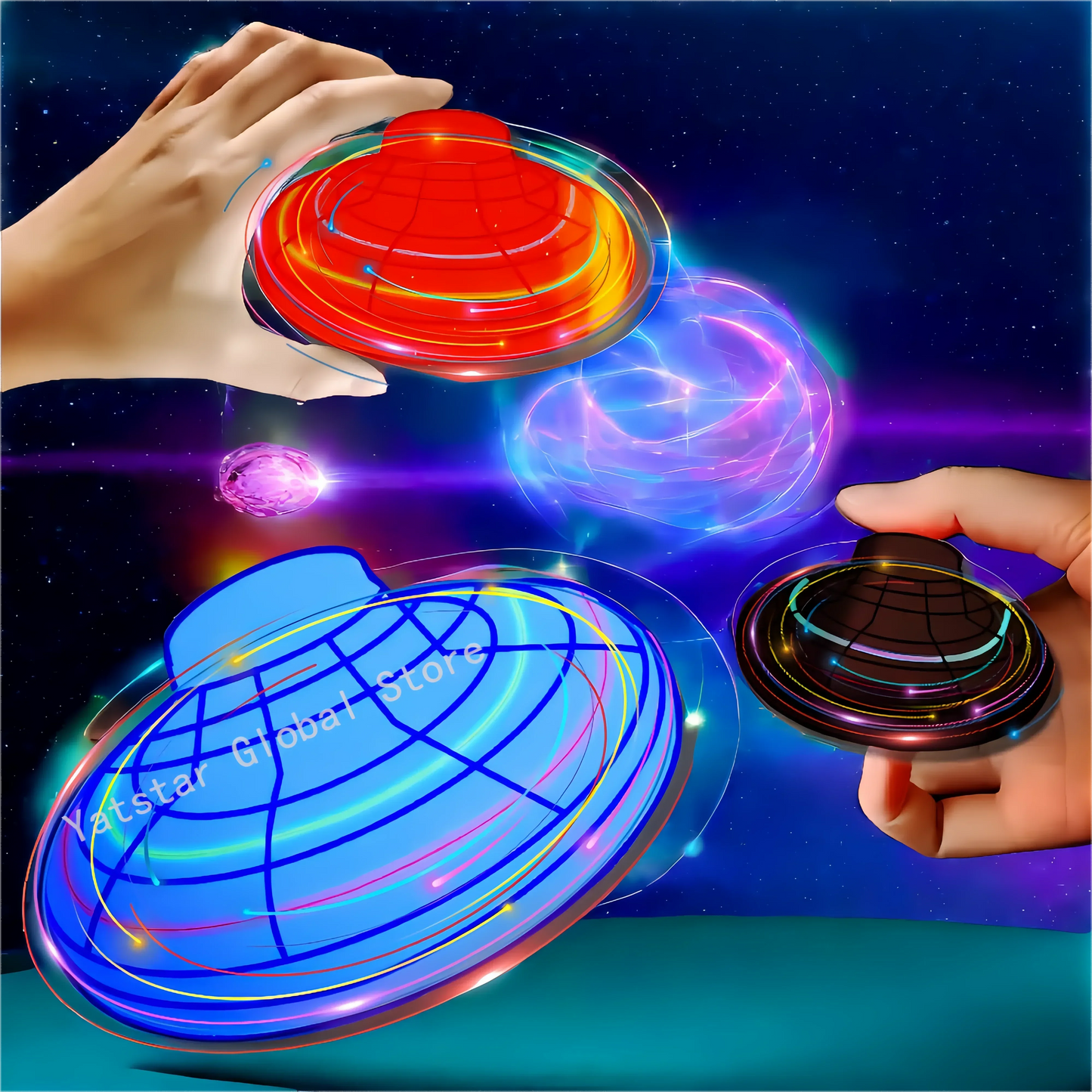 Flying Ball Toys Magic Ball Flying Spinner Flight Gyro UFO Drone - JM Shop Line