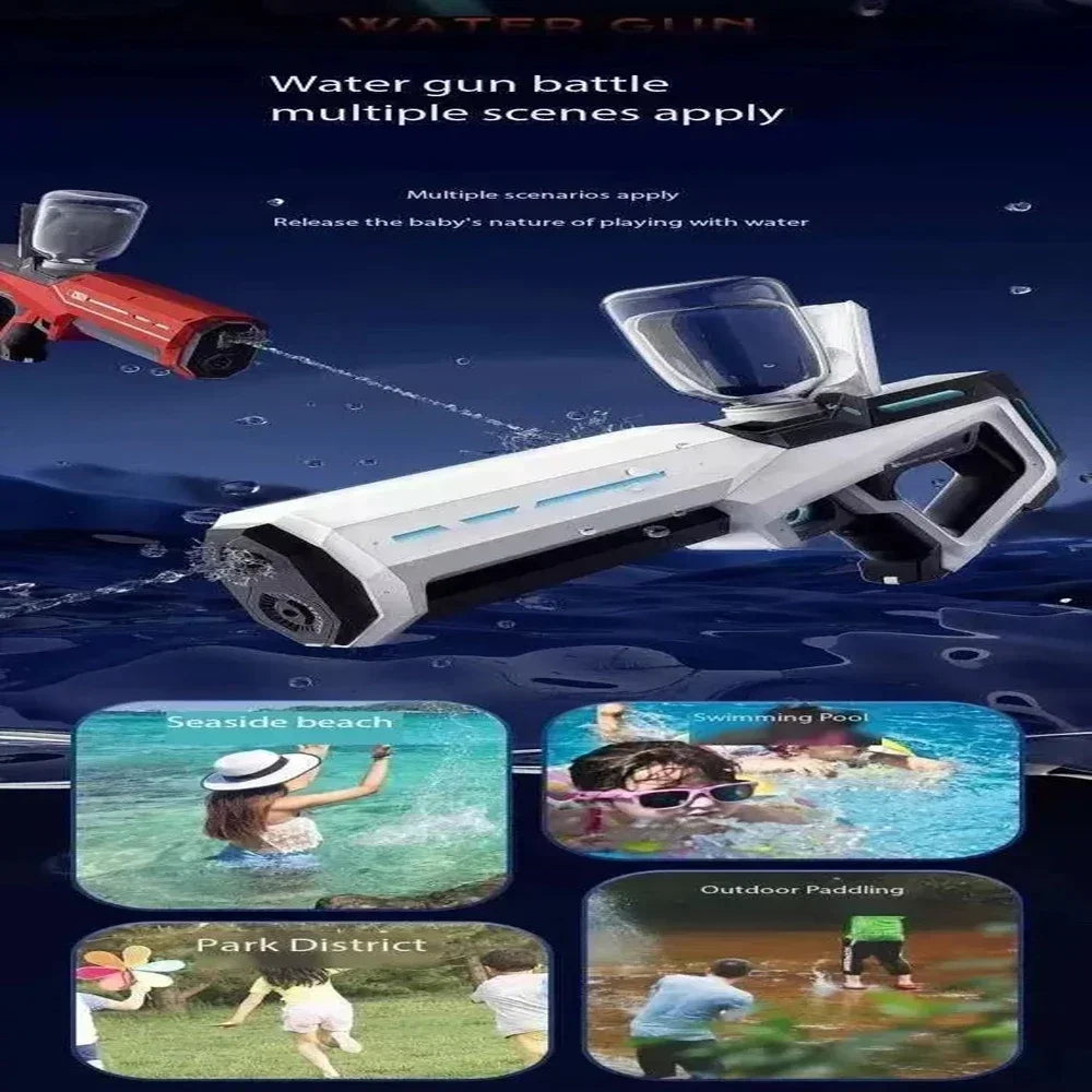 Summer Electric Water Gun Pool Fight Toy Watergun Automatic Induction - JM Shop Line