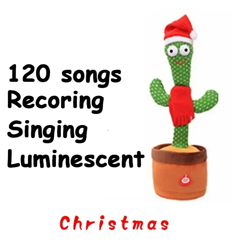 A Talking Cactus Toy That Can Be Charged Recorded and Repeated Suitable for Spanish English and Arabic Voice Changer for Kids - JM Shop Line
