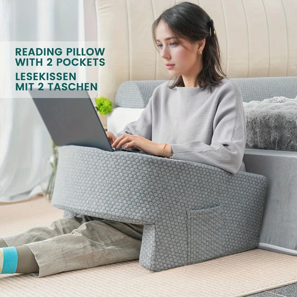 Soft Reading Pillow Multi-function Desks Pillow High Density Sponge Adult Office Tool Removable and Washable Memory Foam Pillows - JM Shop Line