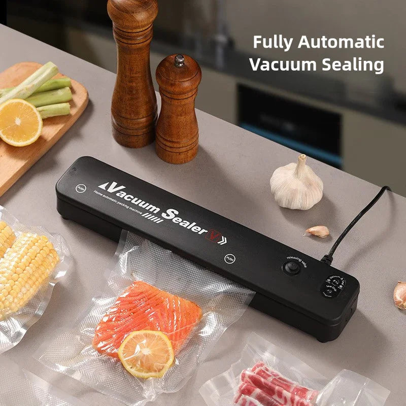 Kitchen Home Vacuum Sealer Food Preservation Plastic Bags Sealer Packaging Machine - JM Shop Line