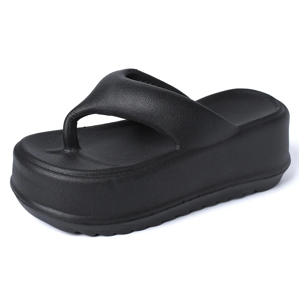 Eyriphy Thick Bottom Slippers Summer Women Sandals Platform Bathroom Slides Female Outdoor Beach Shoes Fashion Comfort Flip Flop - JM Shop Line