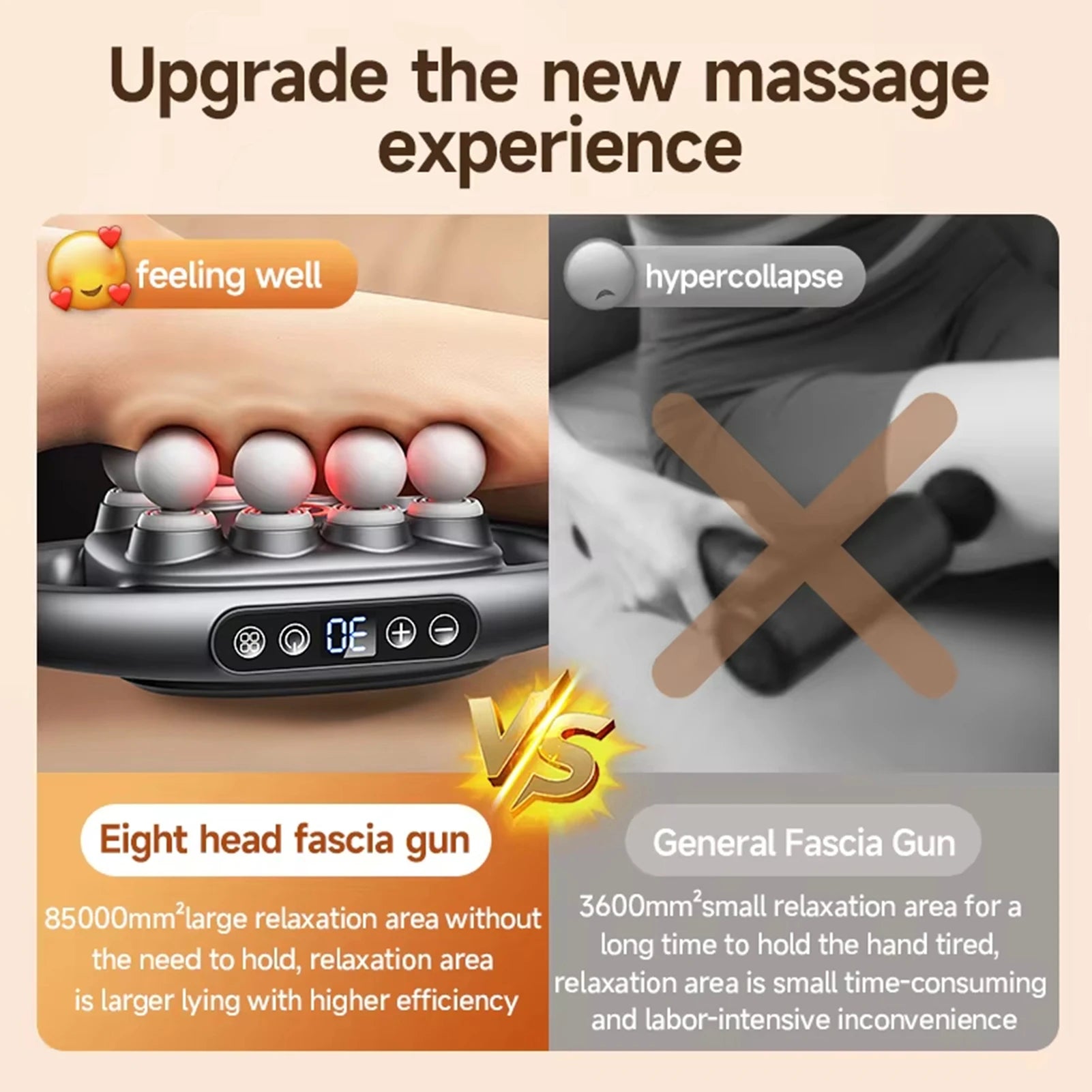 8-16 heads Electric Massage Gun 30 Gear - JM Shop Line