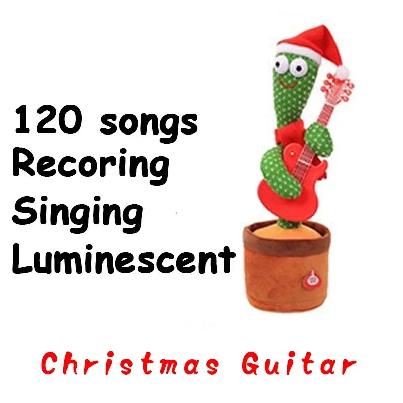 A Talking Cactus Toy That Can Be Charged Recorded and Repeated Suitable for Spanish English and Arabic Voice Changer for Kids - JM Shop Line