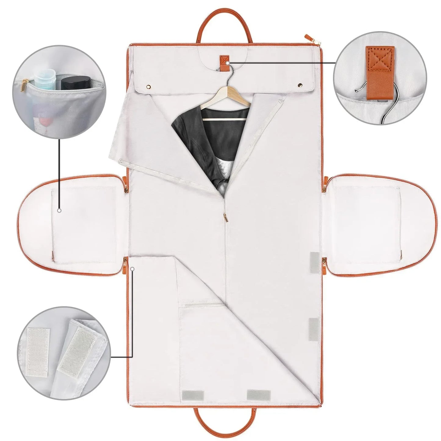 Versatile Women's Foldable Travel Bag Multi-functional Large Capacity Pu Handbag Luggage Bag For Business Trips - JM Shop Line