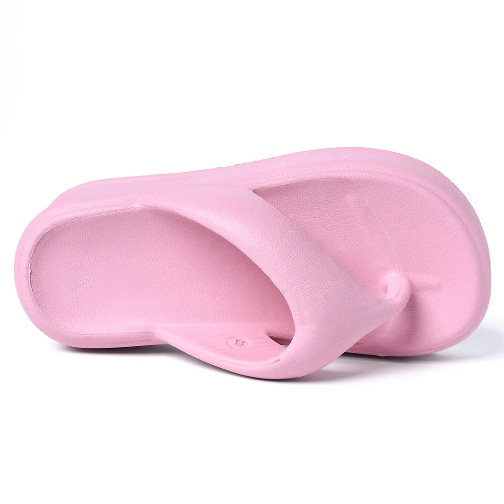 Eyriphy Thick Bottom Slippers Summer Women Sandals Platform Bathroom Slides Female Outdoor Beach Shoes Fashion Comfort Flip Flop - JM Shop Line
