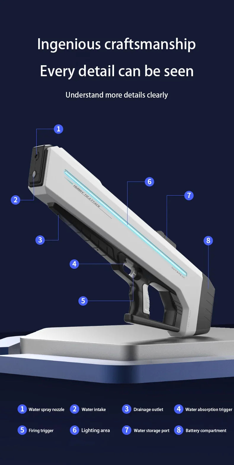 Shooting Electric Water Blaster Pistol - JM Shop Line