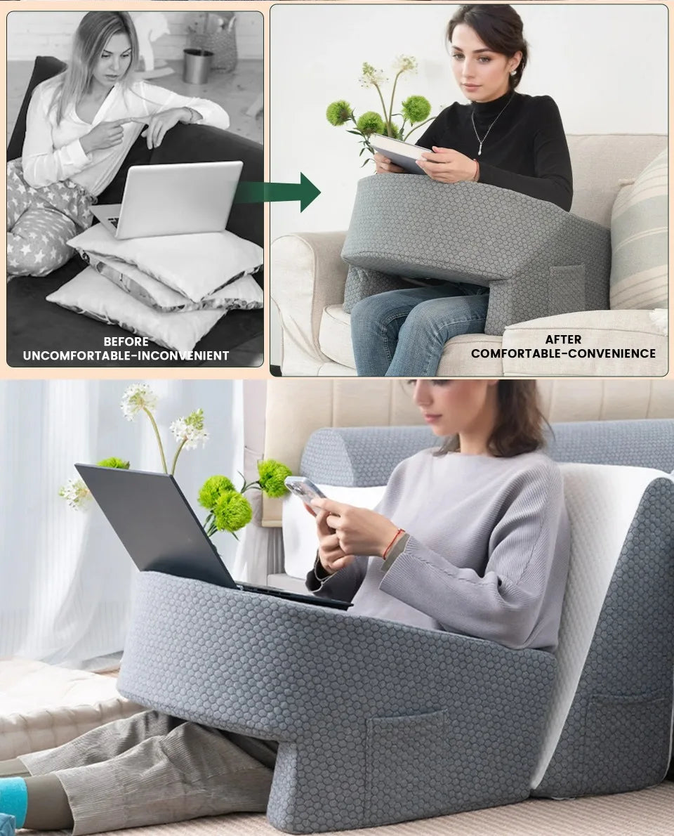 Soft Reading Pillow Multi-function Desks Pillow High Density Sponge Adult Office Tool Removable and Washable Memory Foam Pillows - JM Shop Line