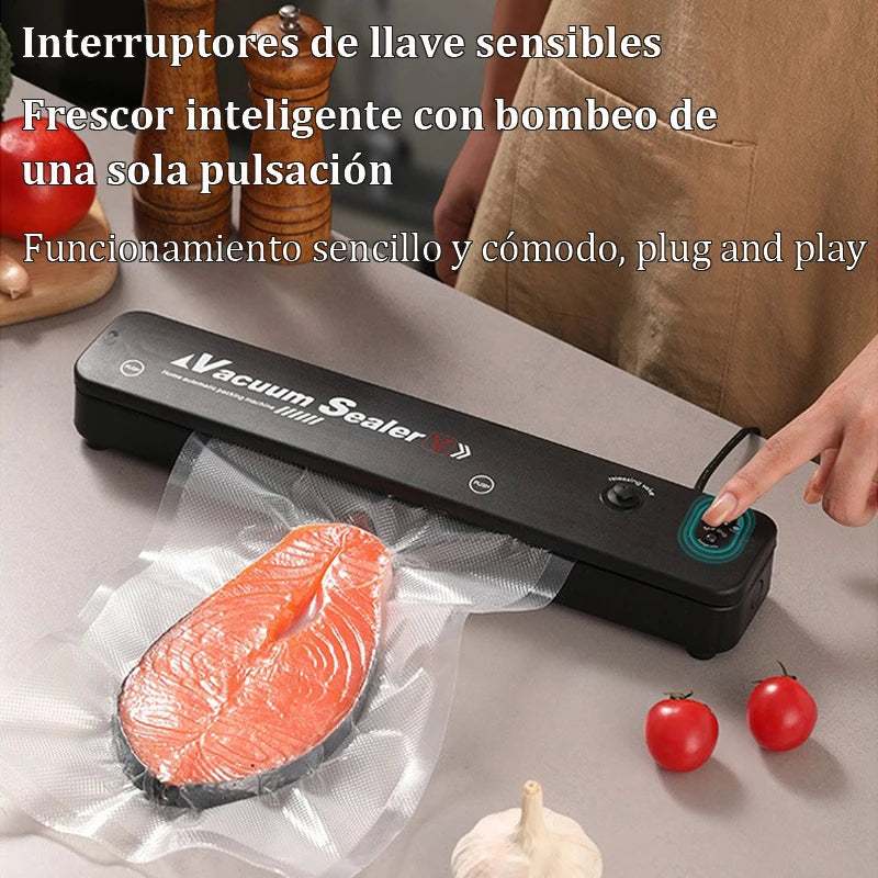 Kitchen Home Vacuum Sealer Food Preservation Plastic Bags Sealer Packaging Machine - JM Shop Line