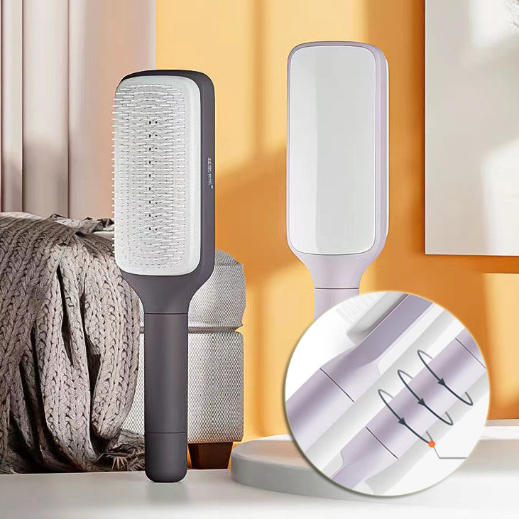 4 In 1 Self Cleaning Hair Brush - JM Shop Line