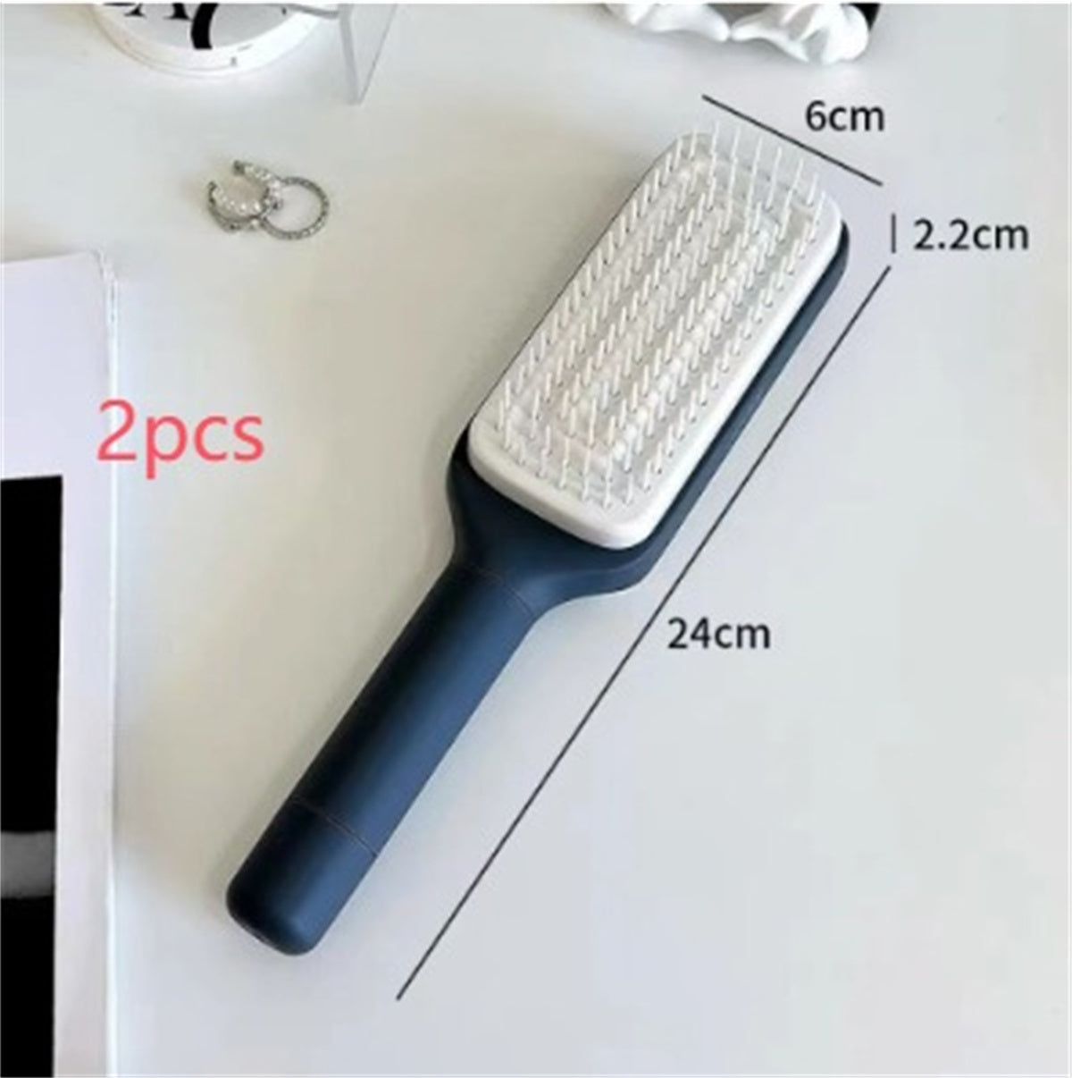 4 In 1 Self Cleaning Hair Brush - JM Shop Line