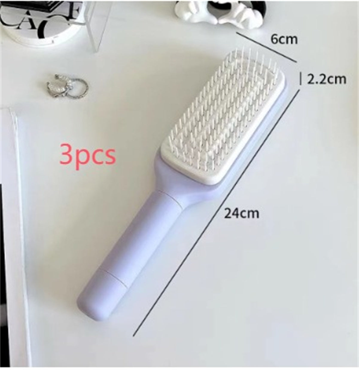 4 In 1 Self Cleaning Hair Brush - JM Shop Line
