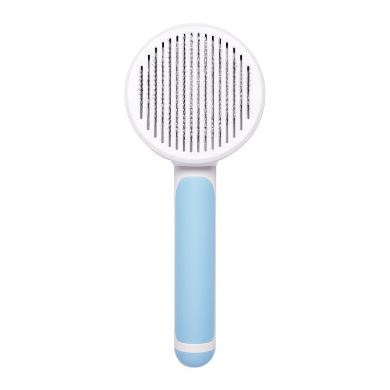 Pet Supplies Round Handle Comb Stainless Steel Needle Comb - JM Shop Line