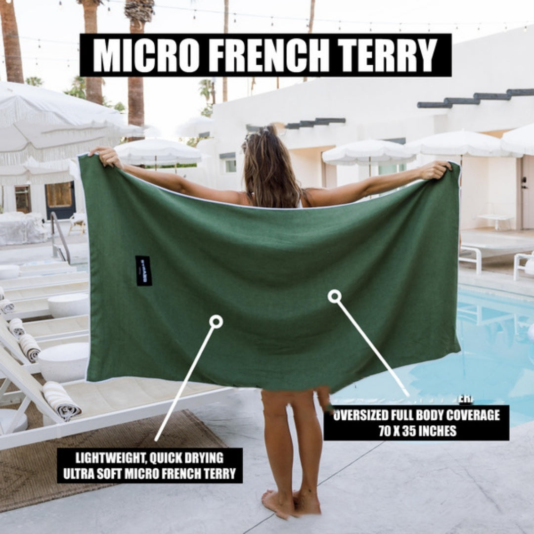 Minimalist Creative Solid Color Outdoor Magnetic Shower Bath Towel - JM Shop Line