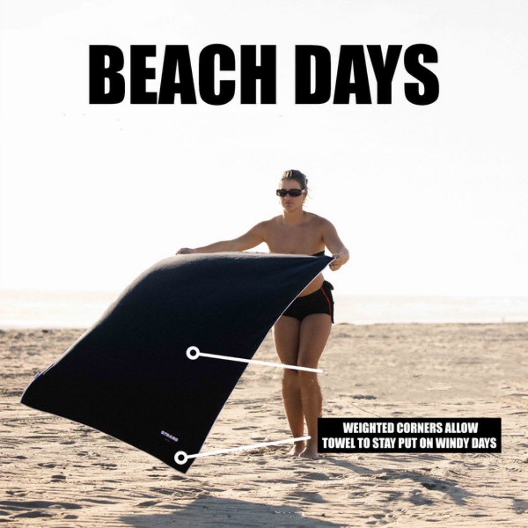 Minimalist Creative Solid Color Outdoor Magnetic Shower Bath Towel - JM Shop Line