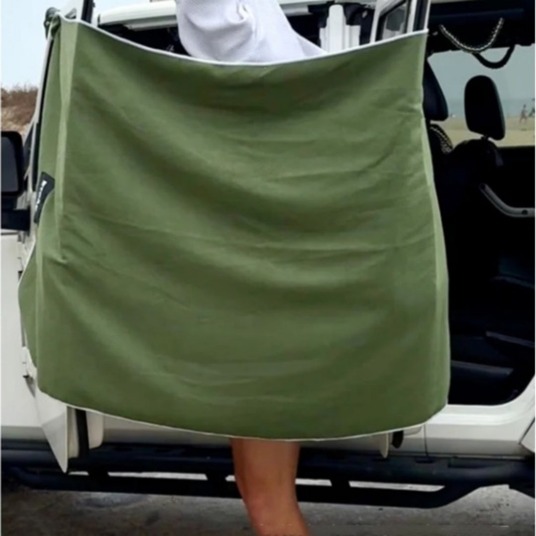 Minimalist Creative Solid Color Outdoor Magnetic Shower Bath Towel - JM Shop Line
