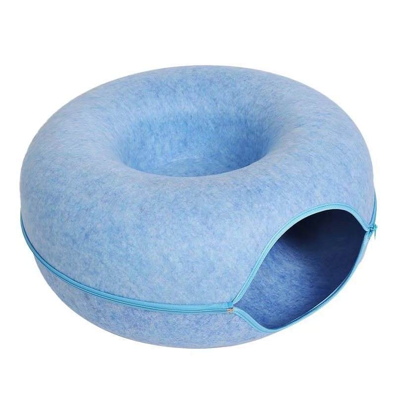 Four Seasons Available Cat Round Felt Pet Nest - JM Shop Line