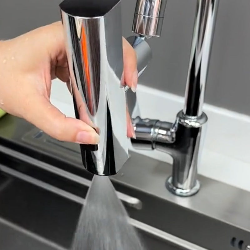 Kitchen Faucet Waterfall Outlet Splash Proof Universal Rotating Bubbler Multifunctional Water Nozzle Extension Kitchen Gadgets - JM Shop Line