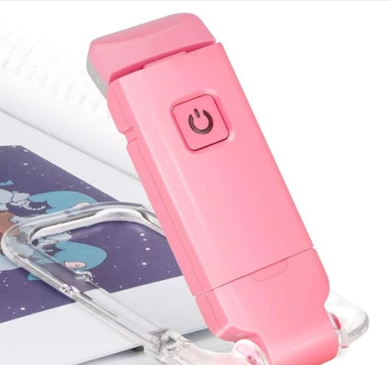 LED USB Rechargeable Book Reading Light Brightness Adjustable Eye Protection Clip Book Light Portable Bookmark Read Light - JM Shop Line